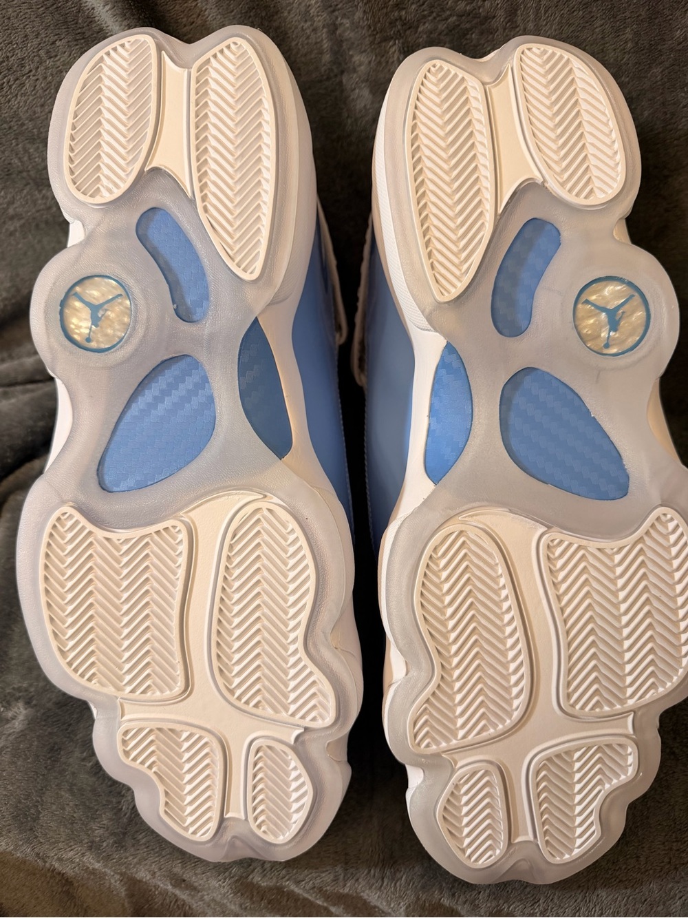 🔥Jordan Men’s 6 Rings- White and University Blue UNC…NO BOX - Picture 8 of 9
